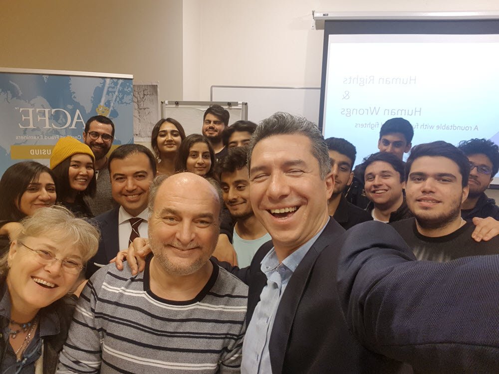 Sabancı Üniversitesi´nde, İnsan Hakları Dersi kapsamında uluslararası öğrencilere Suistimal ve Etik´ten bahsettik.
