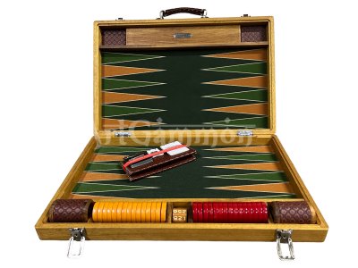 Bespoke Teak Wood Backgammon Set