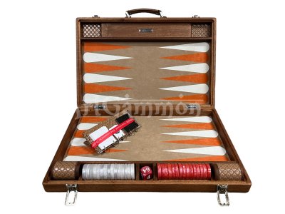 Bespoke Sapelli Wood Backgammon Set