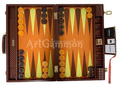 Tan Backgammon Set Octo