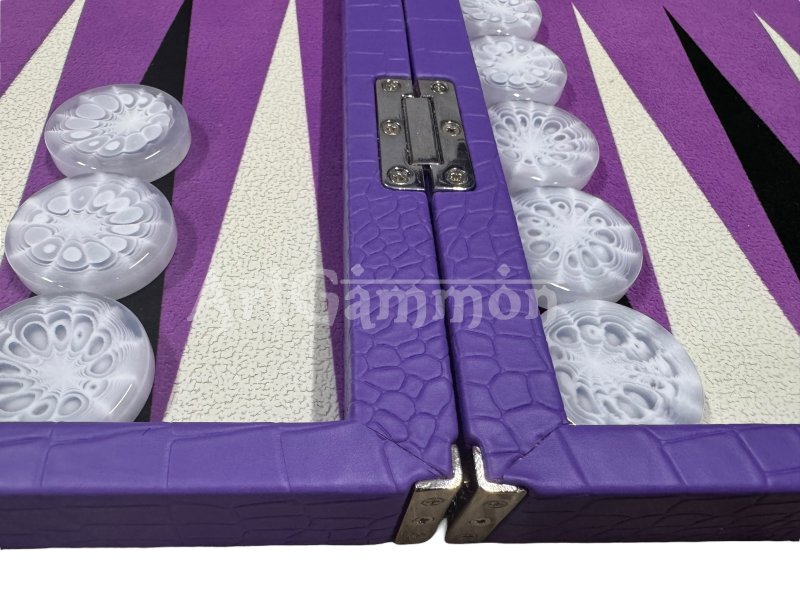 Purple Croco Backgammon Board