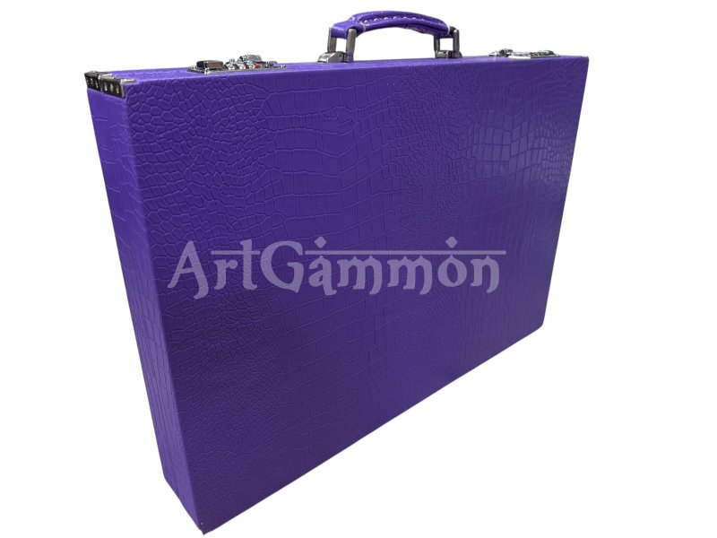 Purple Croco Backgammon Board