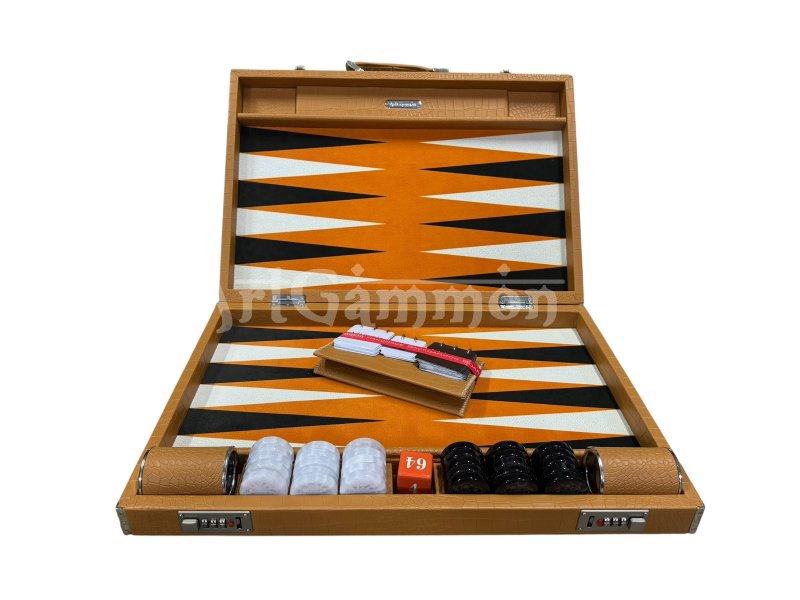 Camel Brown Croco Backgammon Board