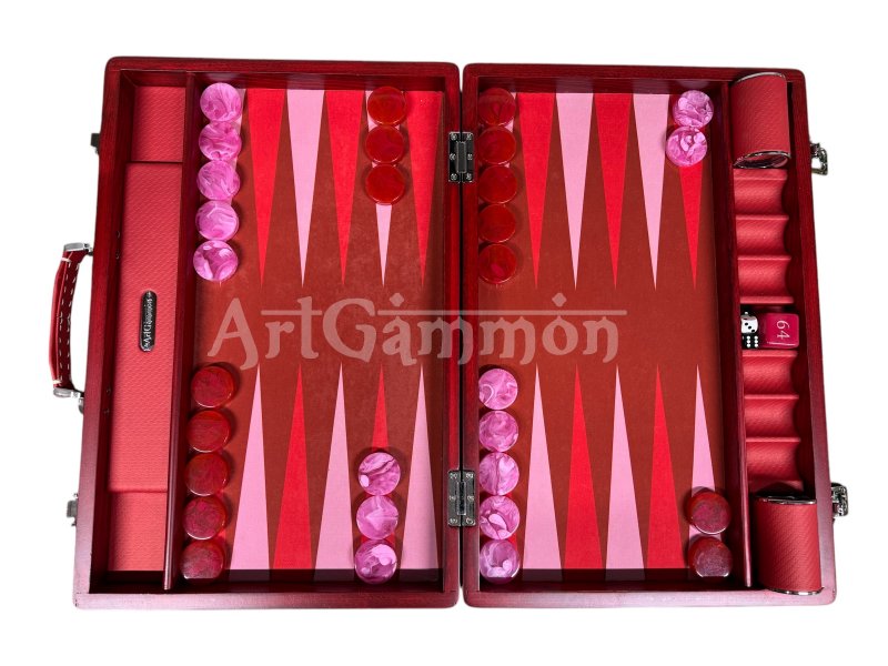 BUDDY Beech wood Backgammon Set