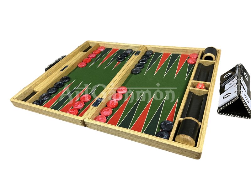 Bespoke Limba Backgammon Set