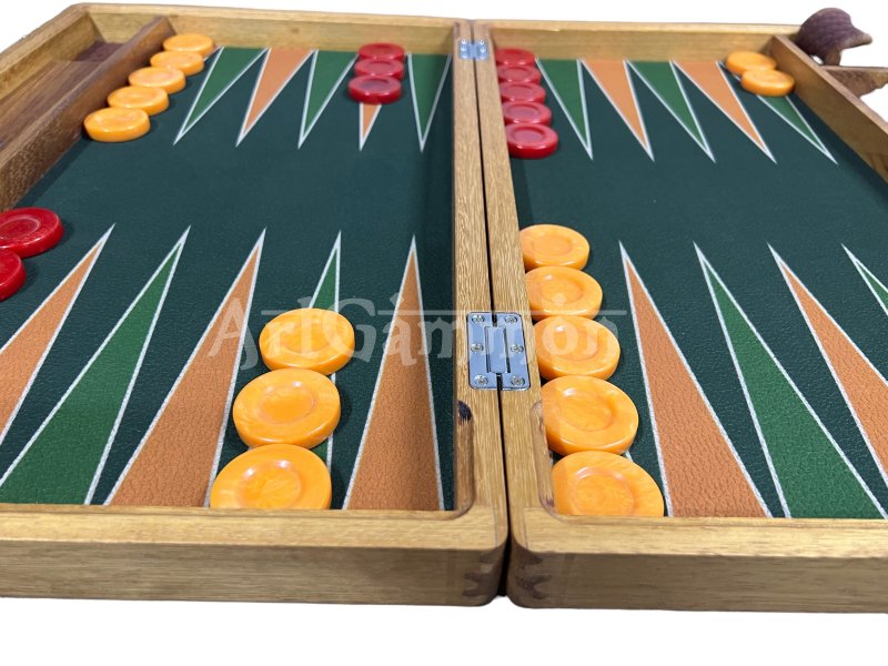 Bespoke Teak Wood Backgammon Set