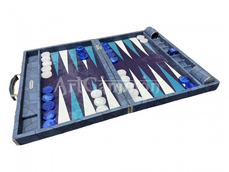 Tournament Size Patchwork Blue