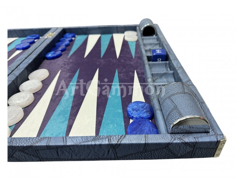 Tournament Size Patchwork Blue
