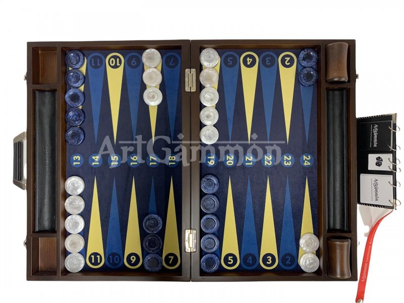 Tournament Size MDF Backgammon Set EasyPip