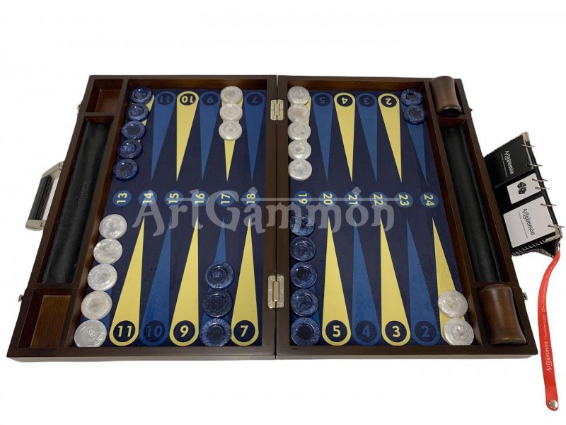 Tournament Size MDF Backgammon Set EasyPip