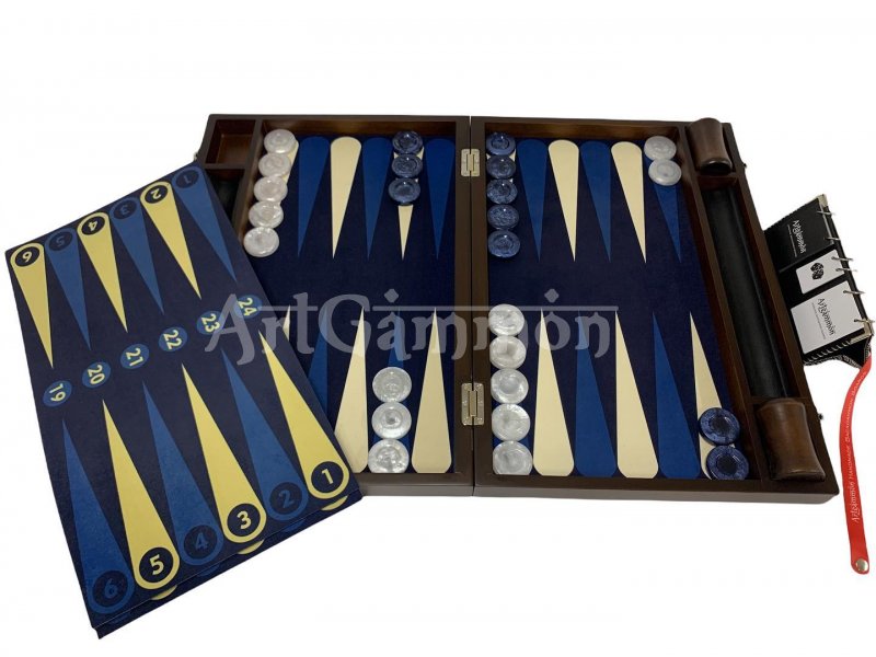 Tournament Size MDF Backgammon Set EasyPip