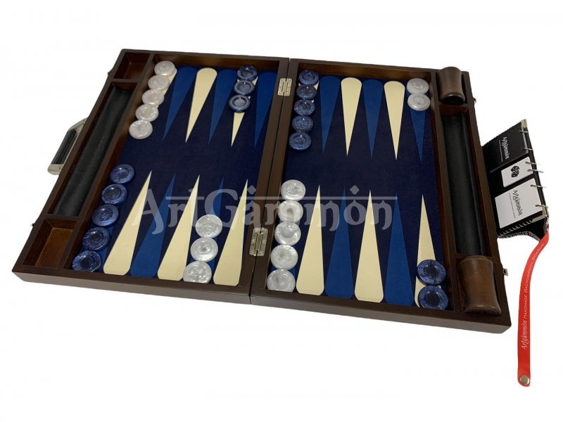 Tournament Size MDF Backgammon Set EasyPip