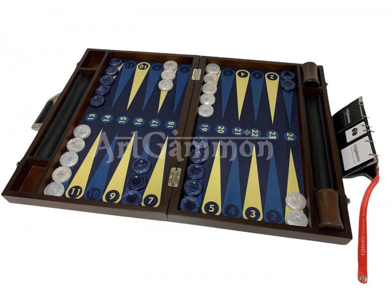 Tournament Size MDF Backgammon Set EasyPip