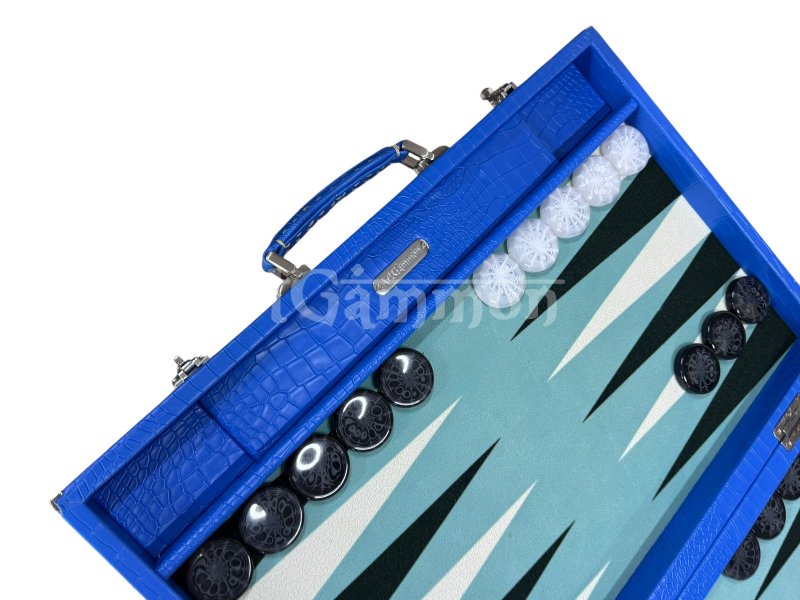 Blue Croco Backgammon Board
