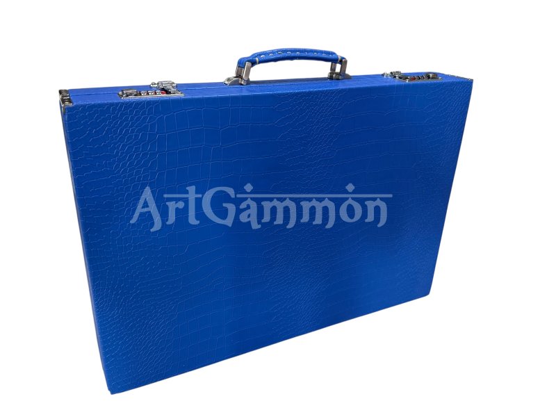 Blue Croco Backgammon Board