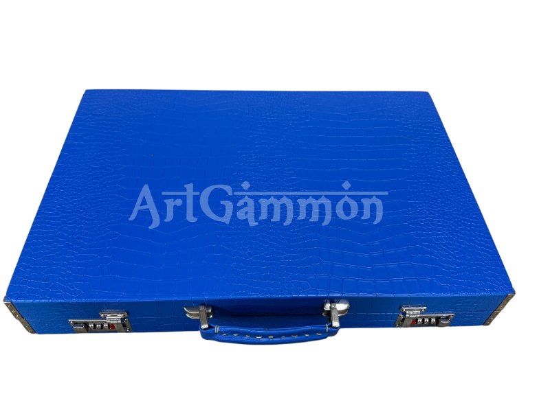 Blue Croco Backgammon Board